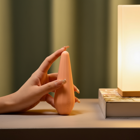 Ergonomic silicone personal care toy handheld design ETSUMU Aura